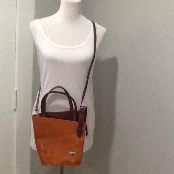 NEW Leather L'Artigiano Sorrentino Crossbody Bag - Picture 2 of 7