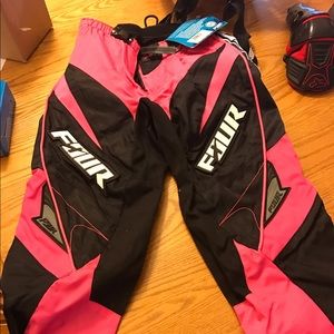Pink dirt biking pants! Brand new