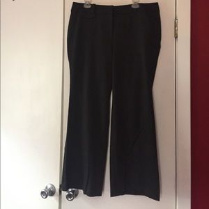 Ann Taylor dark grey pants sz 14P curvy fit