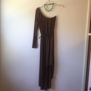 One Shoulder A-Line Dress