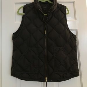 J. Crew quilter puffer vest SZ XL