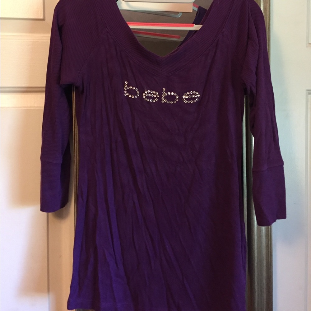 Mid Sleeve purple BeBe shirt