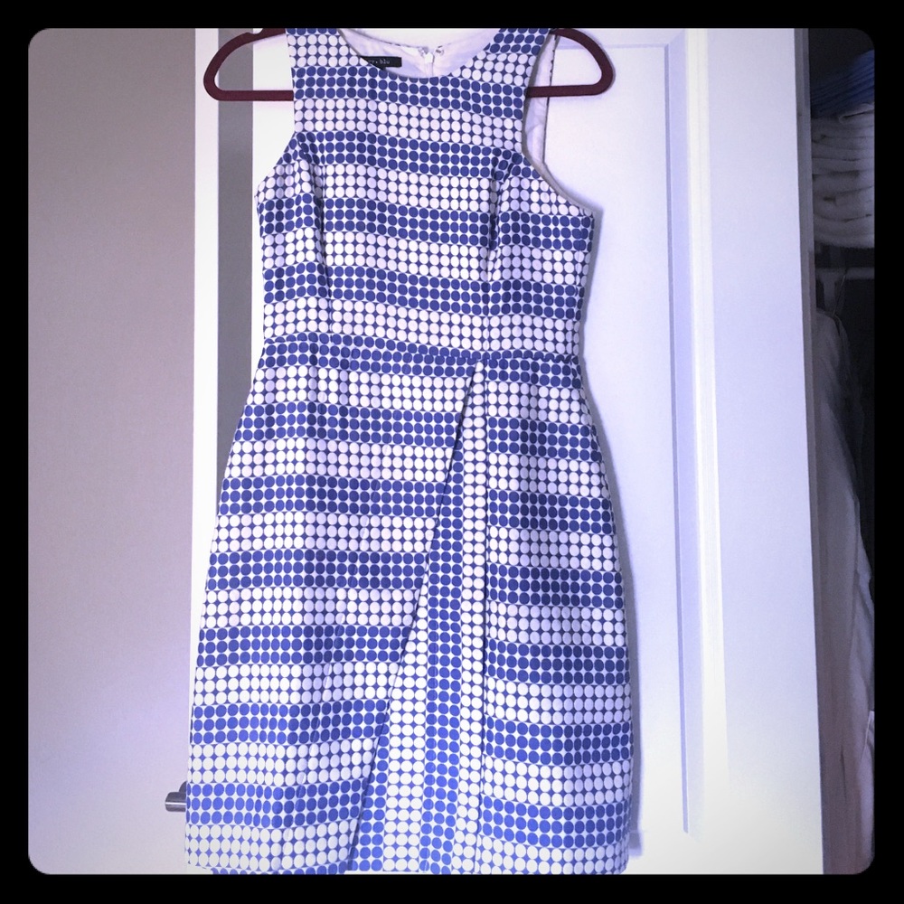 Classy A-Line periwinkle dress