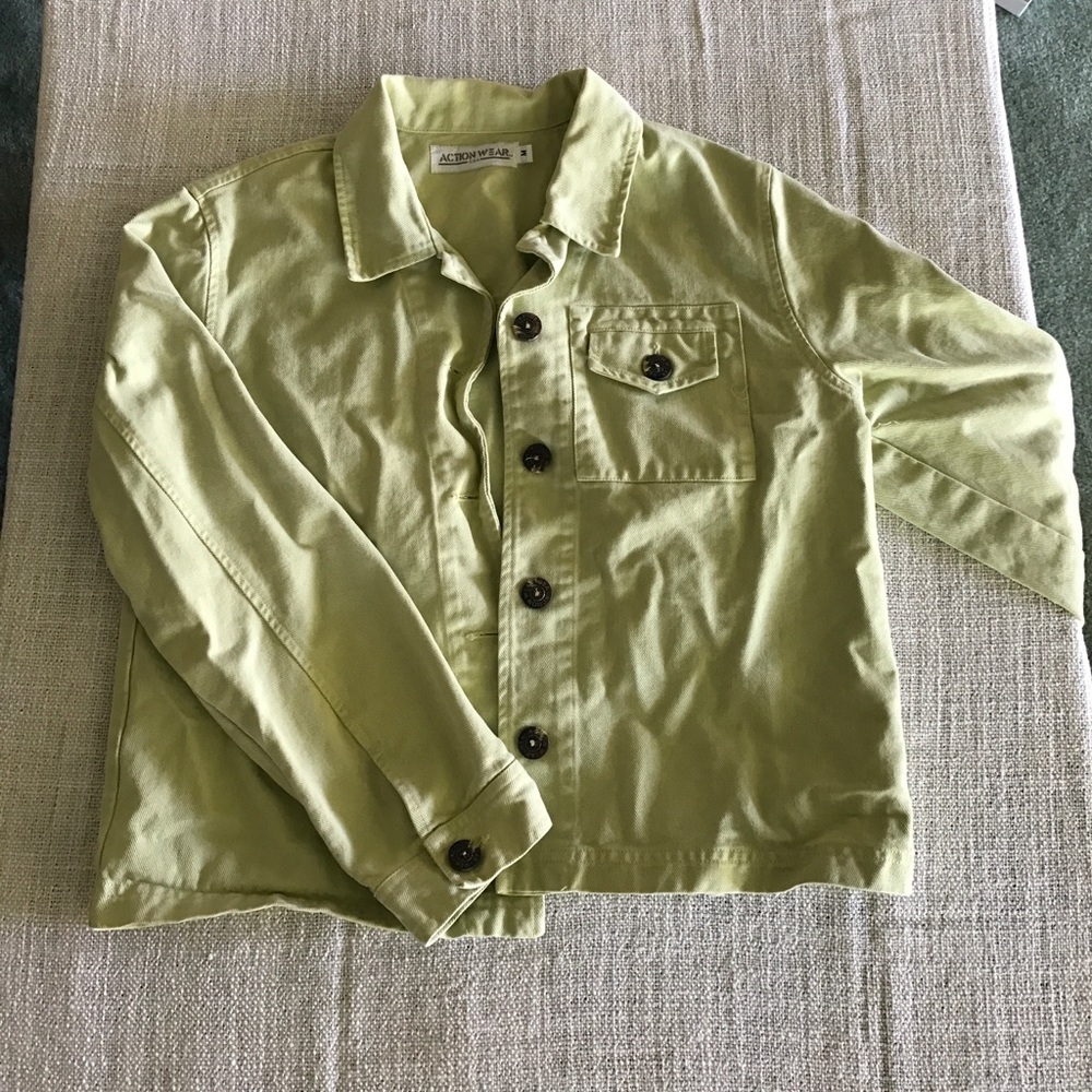 Lime green jacket