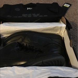 Original Jordan Ones with matching Nike shirt