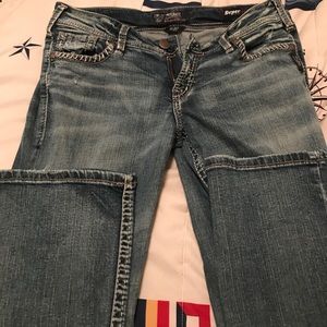 Silver suki mid slim boot W30/L33