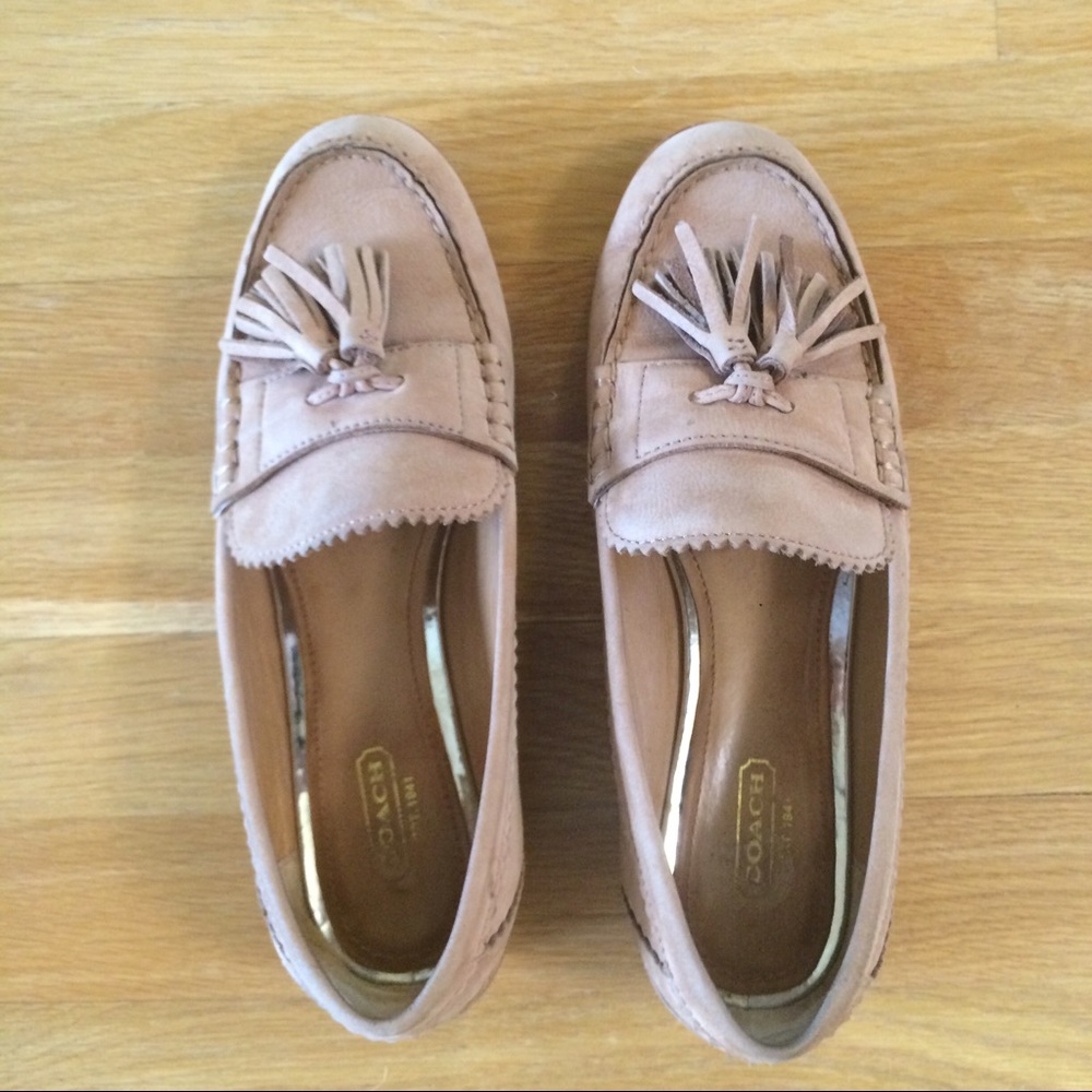 Coach Haydee Tan Loafers sz  8.5