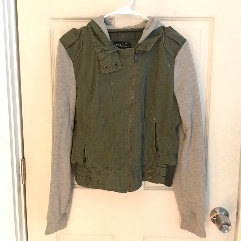 Army green jacket
