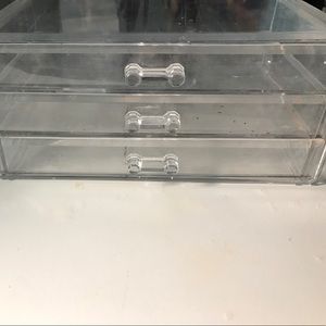 acrylics 3 drawer makeup organizer