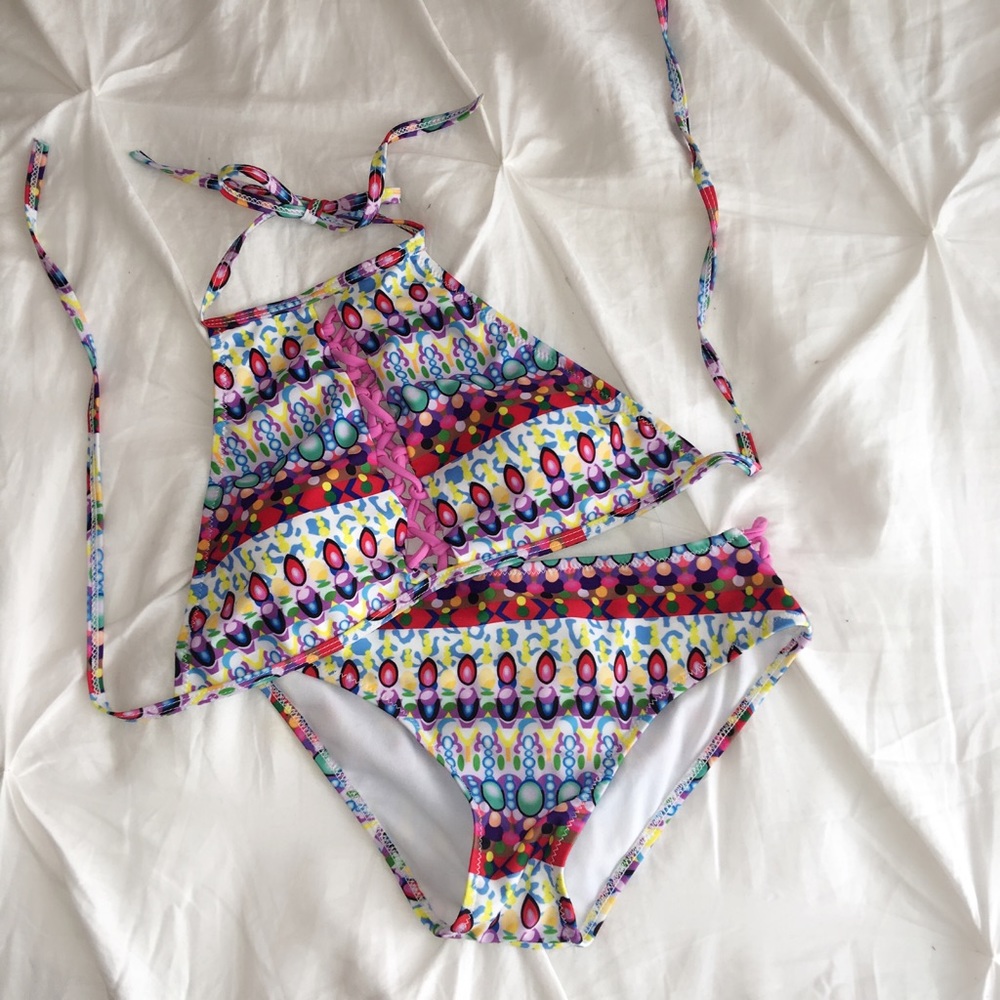 High-neck bikini set!