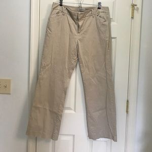 Bass Women's khaki chinos Sz 14