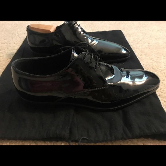 Giorgio Armani Patent Derby Shoe, 7.5D main image 6