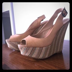 Platform wedge Steve Madden slingbacks