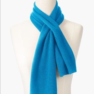 Talbots 100% Cashmere Pull Through Scarf