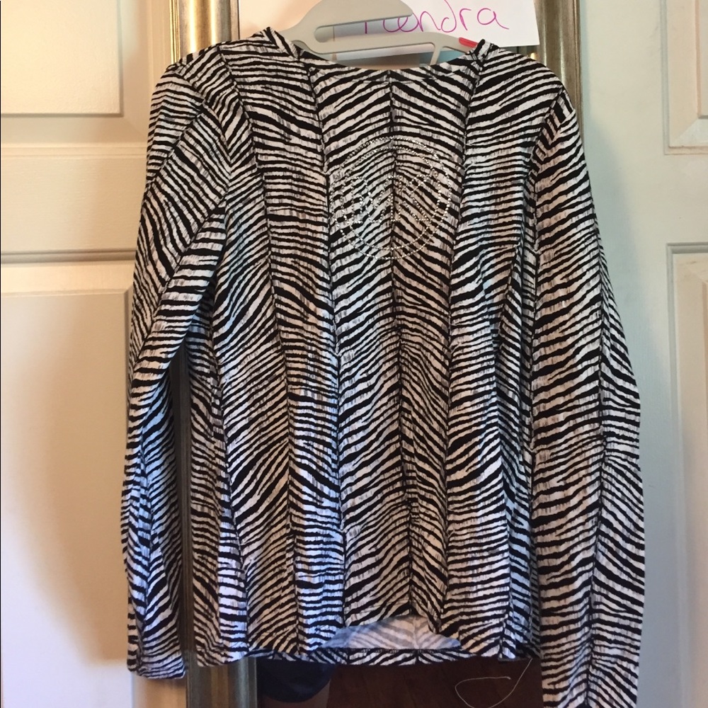 Zebra Michael Kors Long sleeve shirt