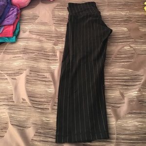 Lululemon Pinstripe Capris
