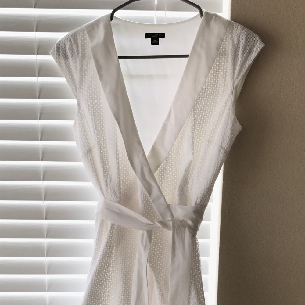 White Ann Taylor Sun Dress