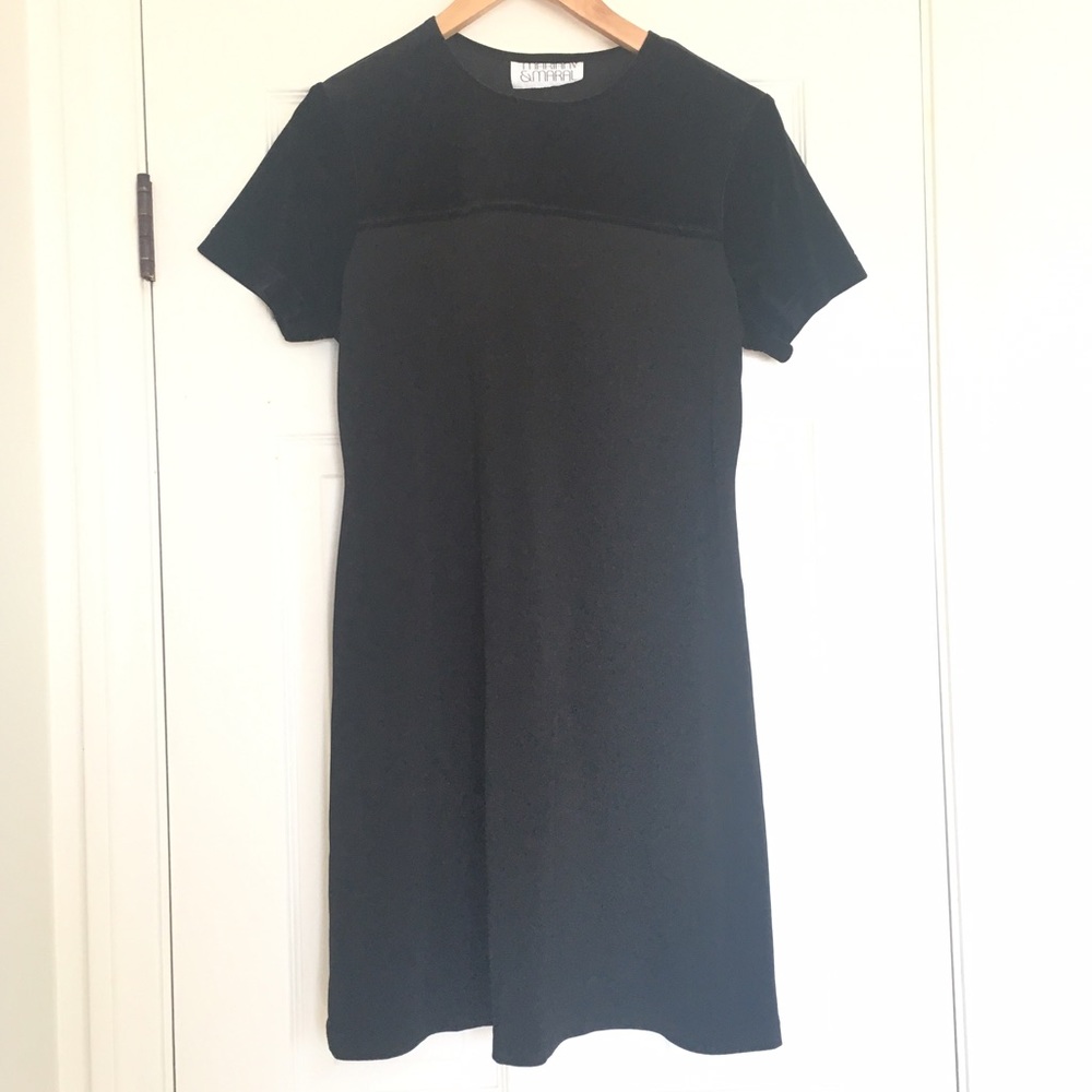 marian & maral Black Velvet Dress