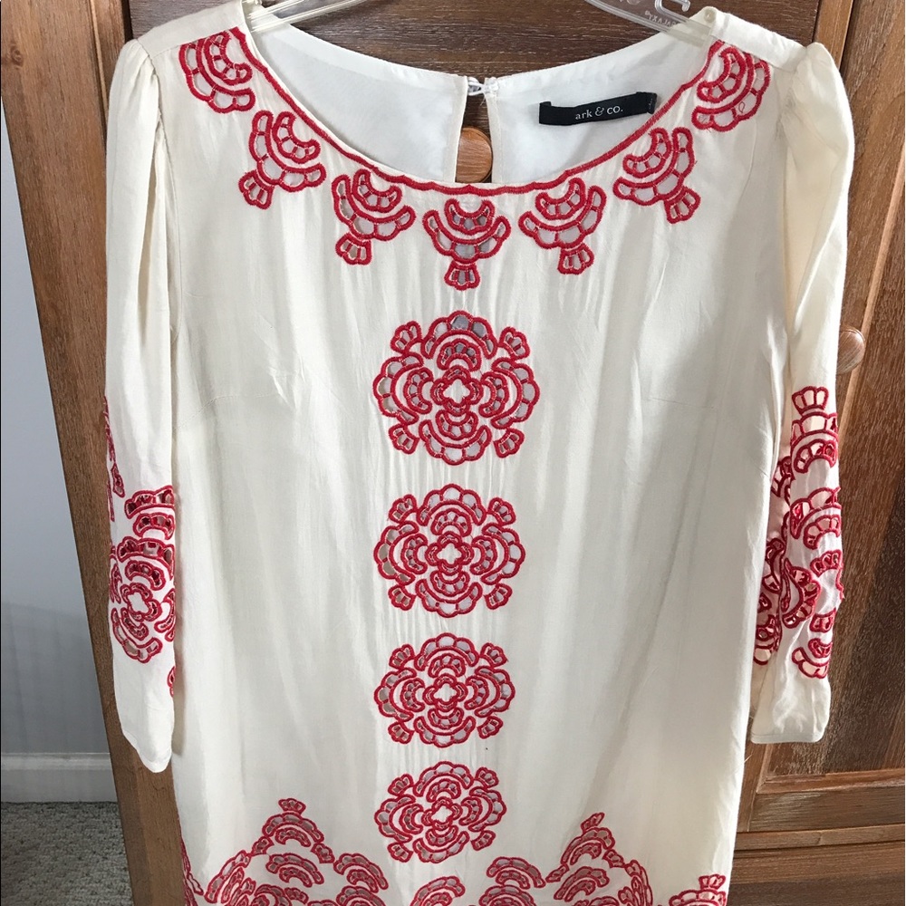 Boutique Cream Dress Size Large