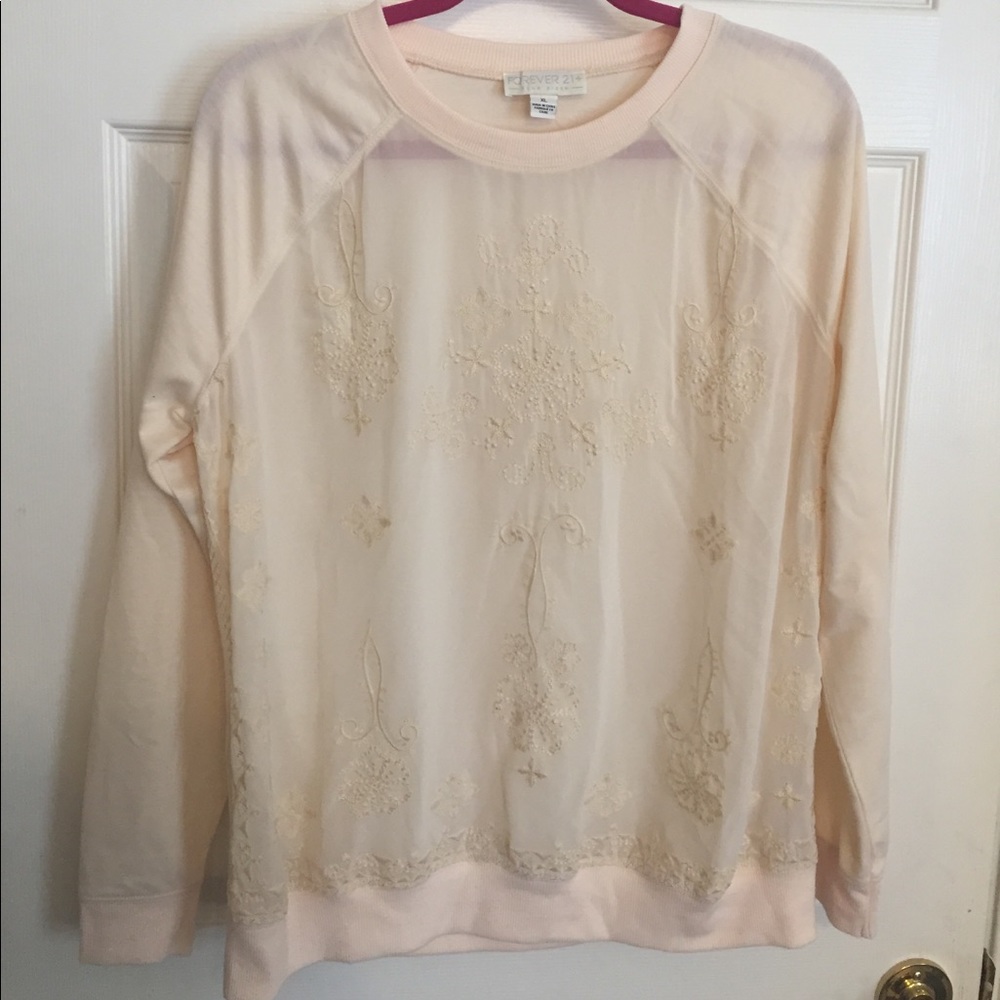 Embroidered sweatshirt