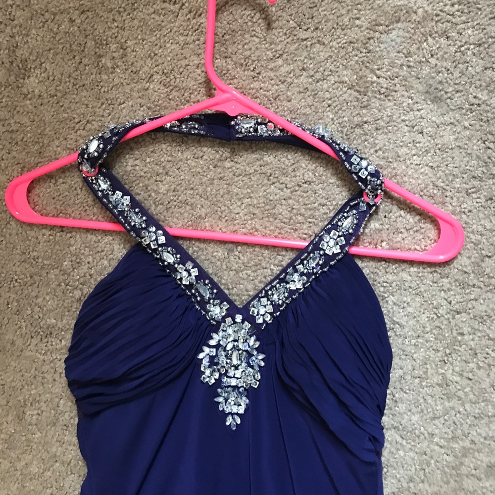 Navy Blue Prom Dress