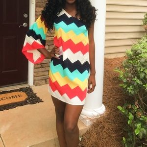 🌈Colorful Asymmetrical Dress🌈