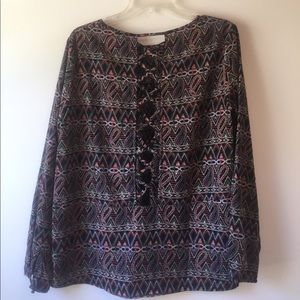 Paisley Print Top
