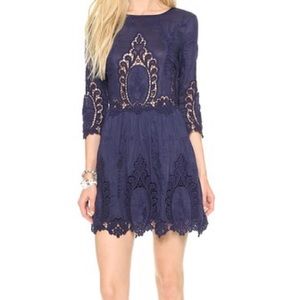 Dolce Vita navy lace dress
