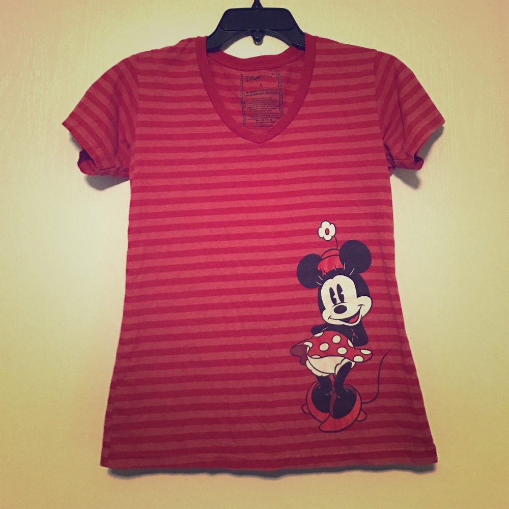 Vintage Minnie Mouse V-Neck T-Shirt