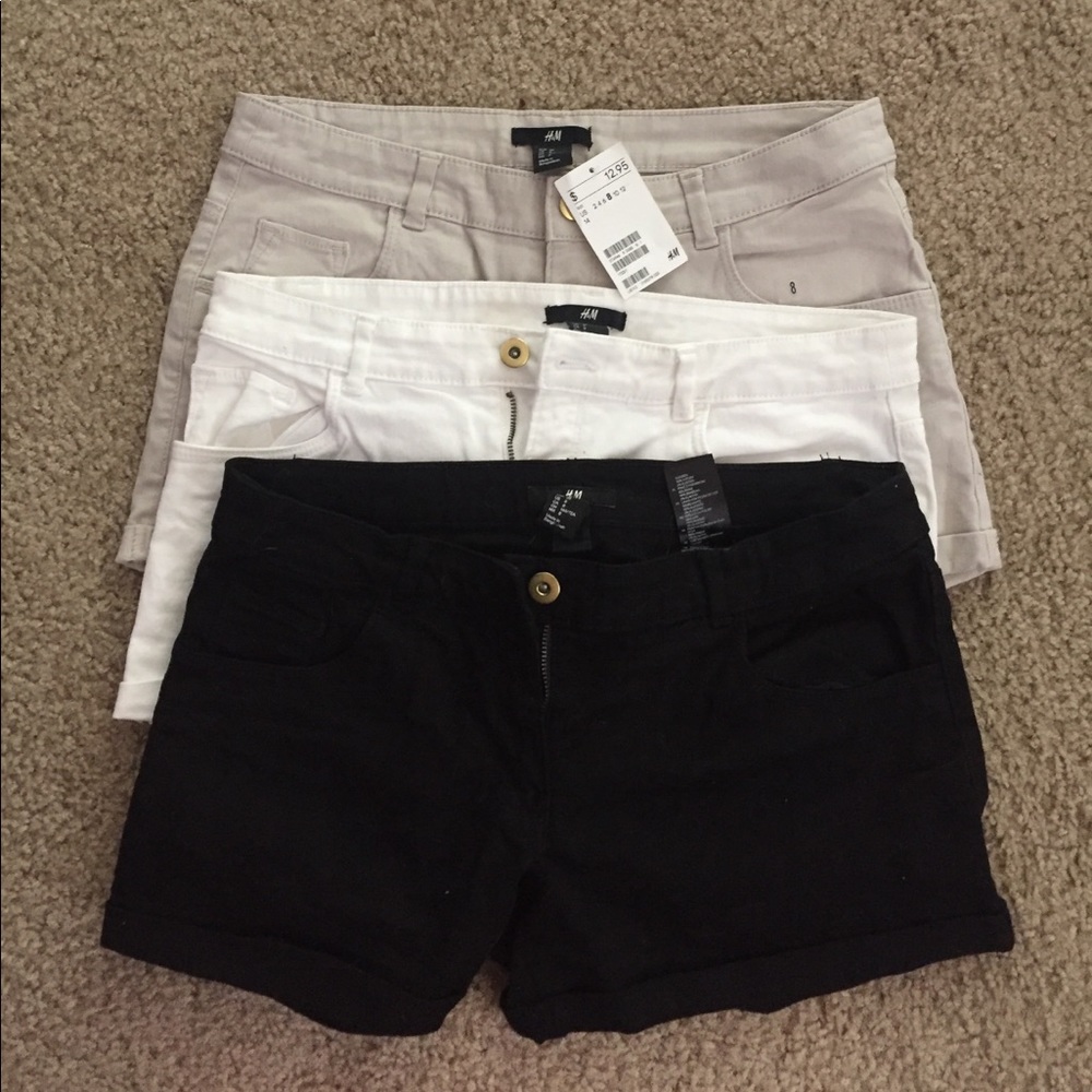3 pairs of H&M shorts.