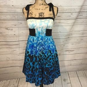 Bebe leopard dress