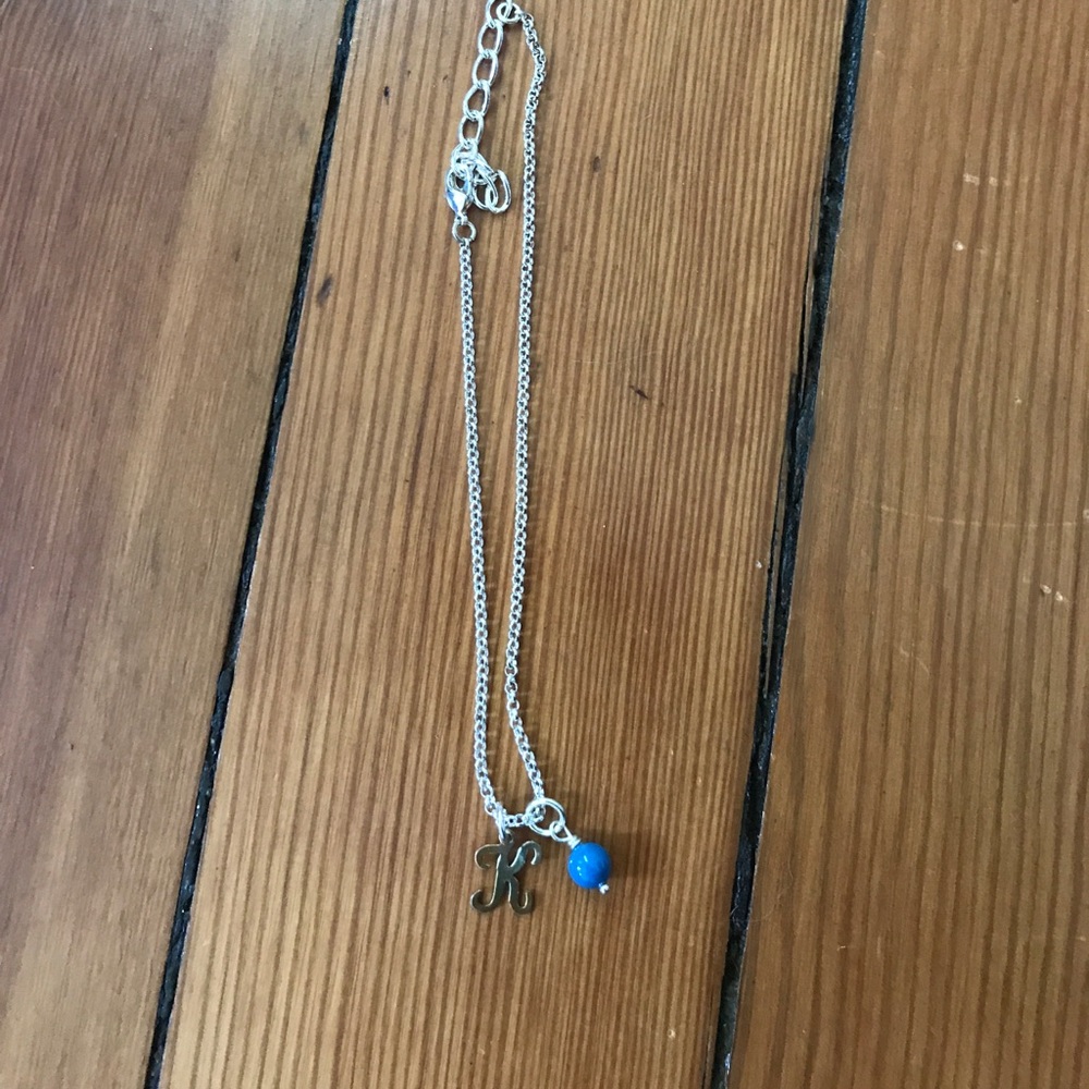 "K" Ankle Bracelet