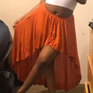 High low skirt