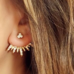 Ear jacket earrings
