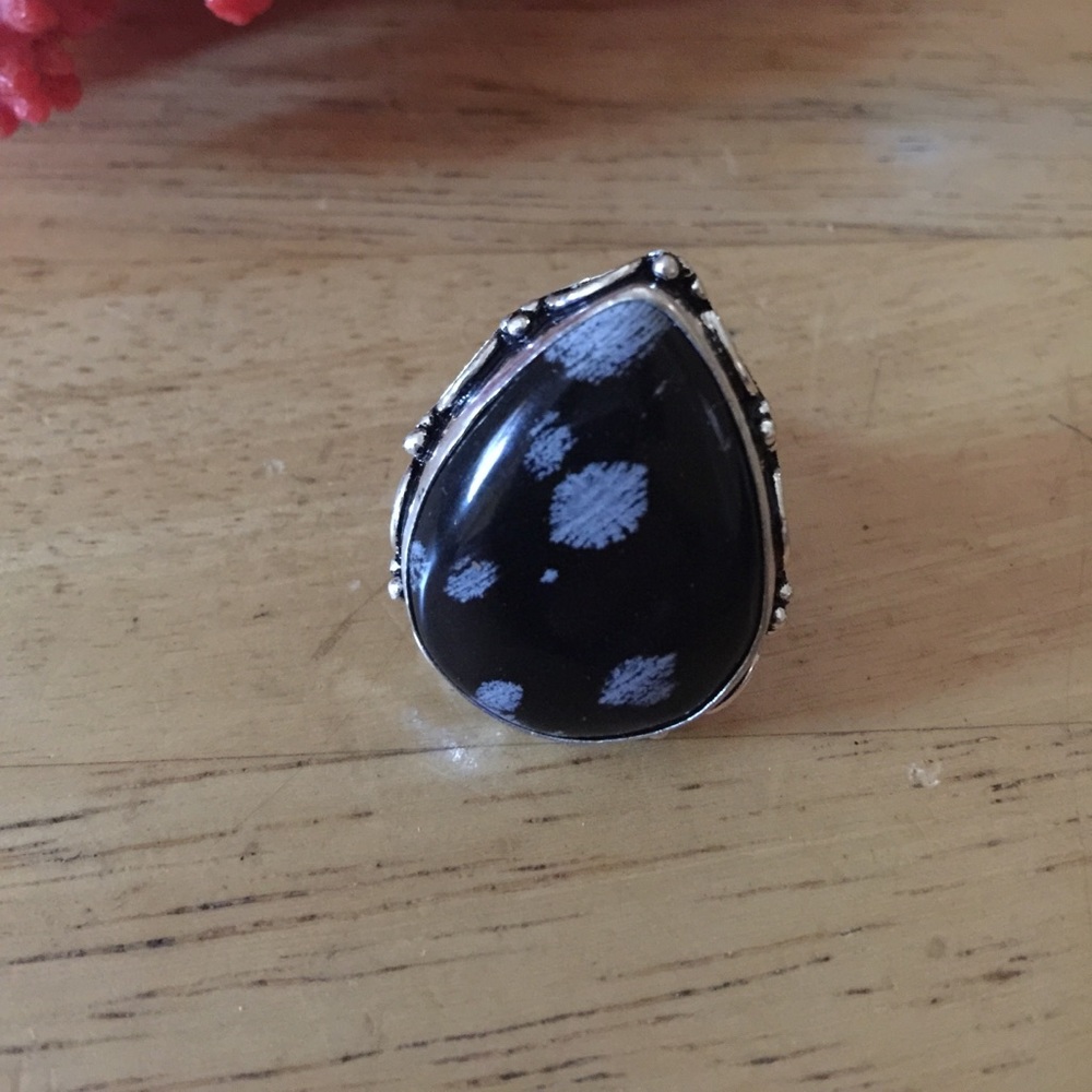 Snow Flake 925 Ring - image 3