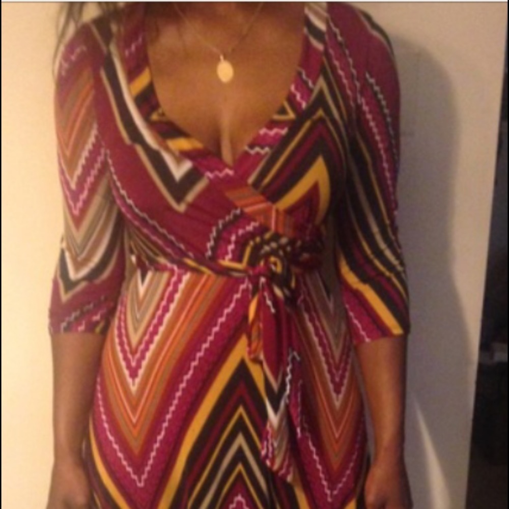 Faux wrap sundress.