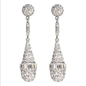 Ben-Amun Deco Crystal Teardrops