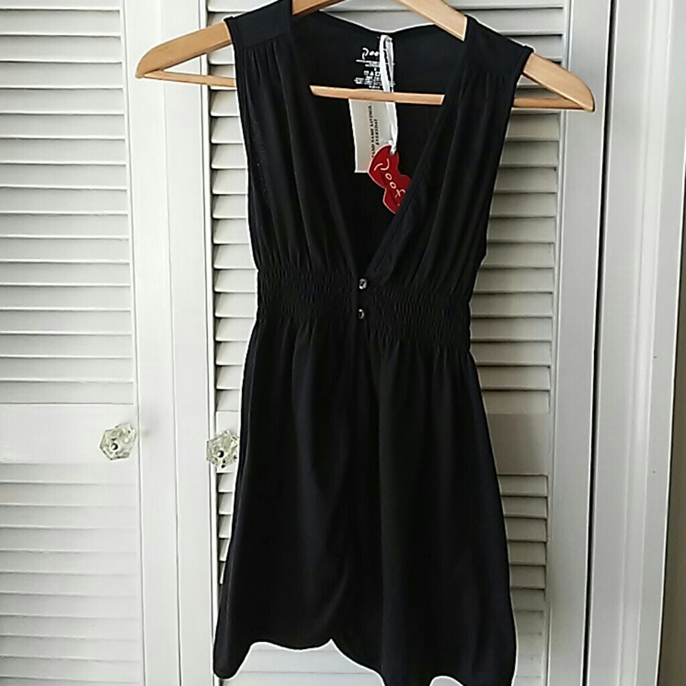 NWT Black open front tank