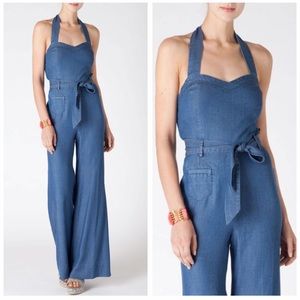 NWOT Anthropologie Chambray Jumpsuit