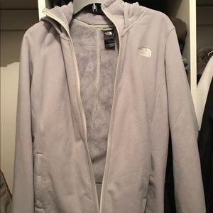 Light grey The North Face fleece