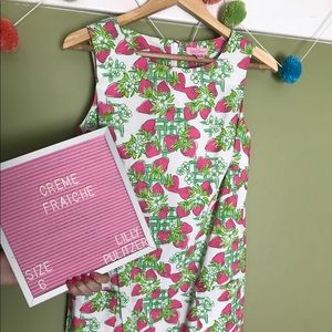 Lilly Pulitzer strawberry Creme Fraiche dress