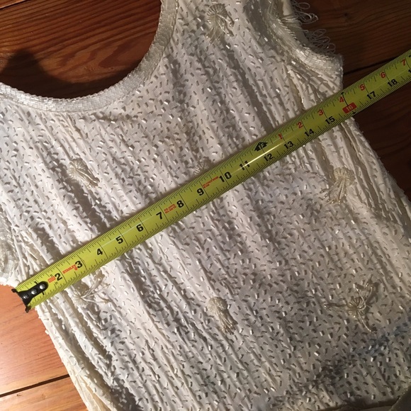 VINTAGE Beaded Dress and Belt - Picture 4 of 8