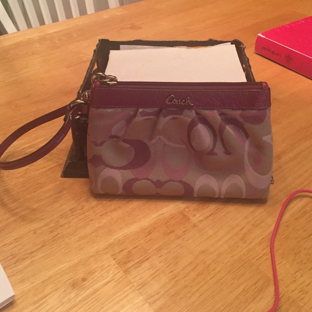 Coach wristlet