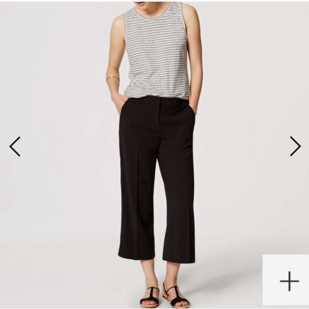 LOFT Fluid Culottes - Picture 1 of 3