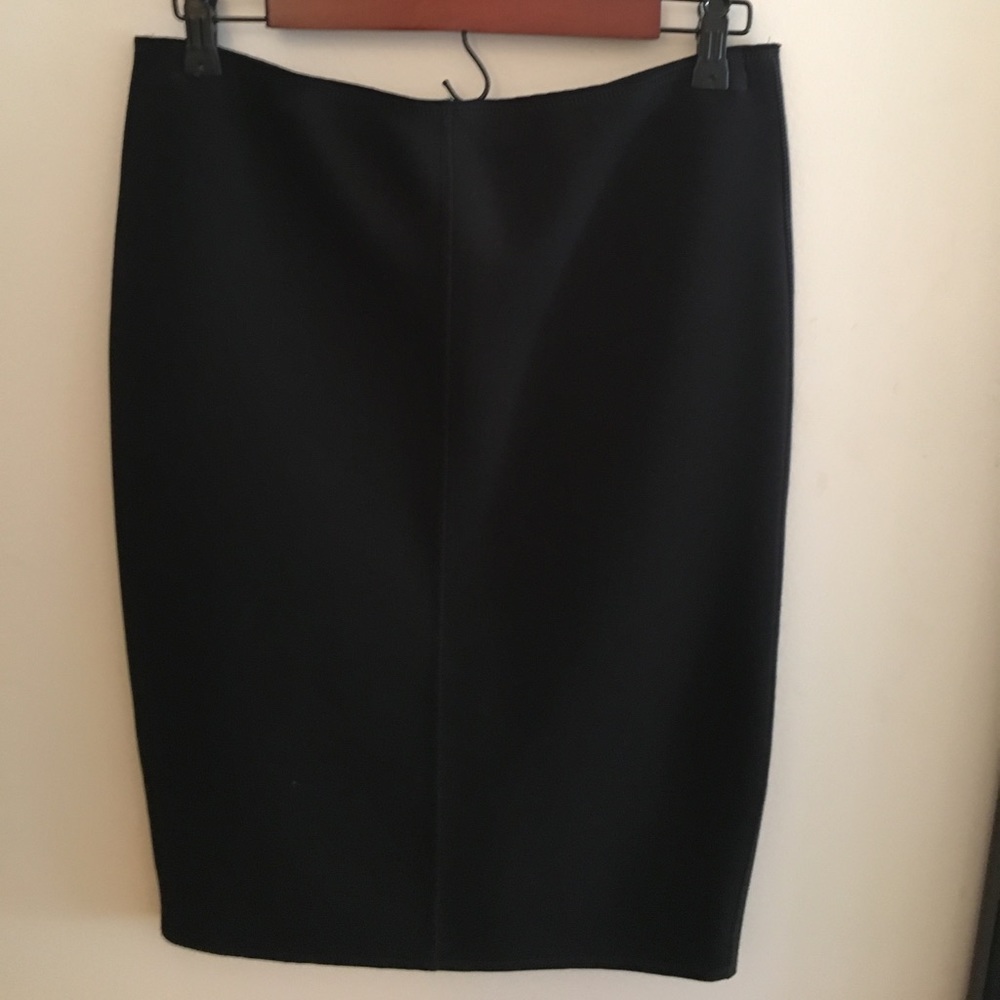 LOFT black scuba pencil skirt