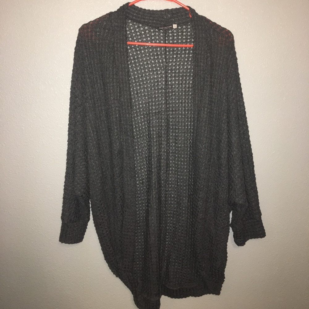 Grey soft airy cardigan