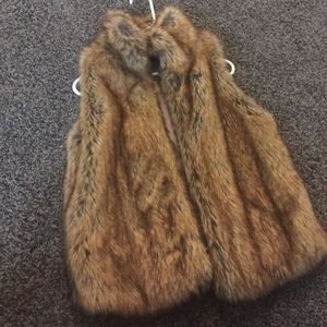 fur vest