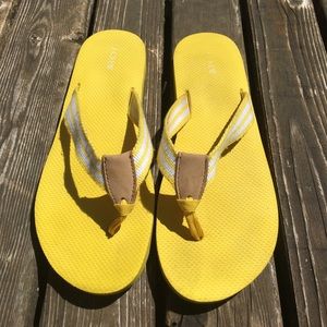 J. Crew flip Flops