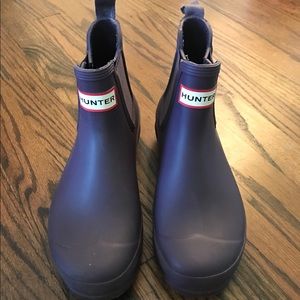 Hunter Rainboots, Size 7, Purple, never worn