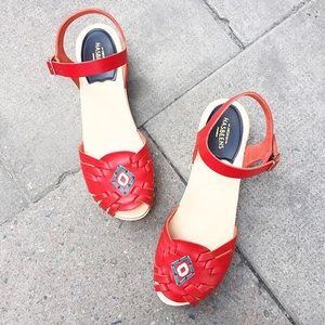 Swedish Hasbeens Huarache - RED
